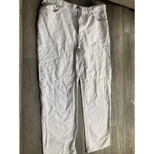 LRL Lauren Jeans Co. Women's White Jeans Size 14. Waist: 35 in.